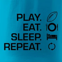 Play Eat Sleep Repeat americký fotbal