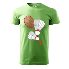 Badminton - pálka a košík