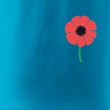 Vlčí mák ikonka na prsu