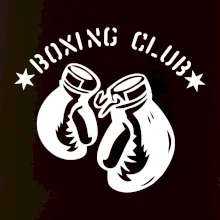 Boxing club nápis