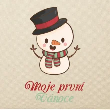 Moje první Vánoce sněhulák