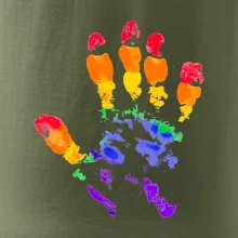 LGBT hand print