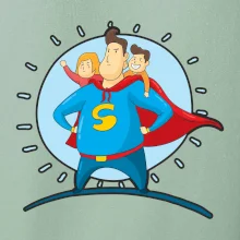 Táta superman - holka a kluk