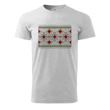 Ukrajinský vzor - Červeno Zelený