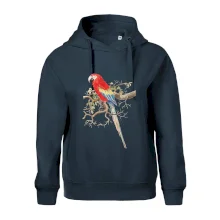 Papoušek na listnatém stromě