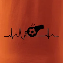 EKG fotbal rozhodčí a píšťalka