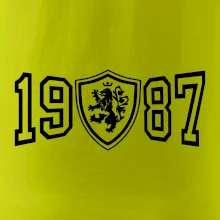 Narozeninový motiv - znak - 1987 Narozeninový motiv - znak - 1987