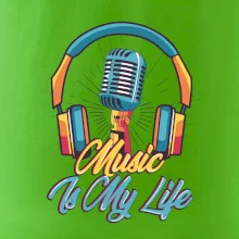 Music is my life sluchátka
