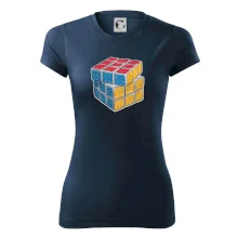 Rubikova kostka kreslená