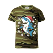 Vánoční žralok a vločky