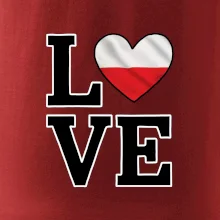 Love Polská vlajka