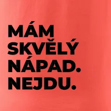 MÁM SKVĚLÝ NÁPAD. NEJDU.
