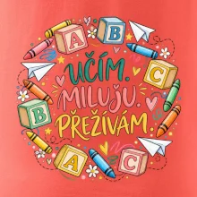 Učím miluju přežívám školní abeceda