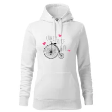 Crazy bike girl