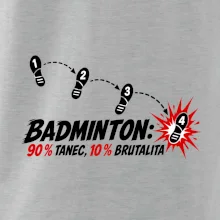 Badminton tanec a brutalita