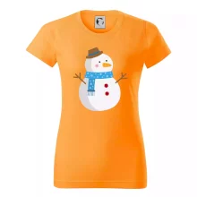 Sněhulák se šálou