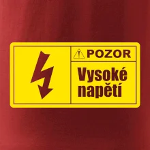 Pozor vysoké napětí