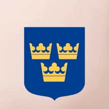 Švédský znak tři korunky velký