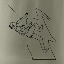 Lezec na skále jedním tahem