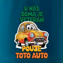 U nás doma je veterán pouze toto auto barevný nápis