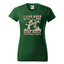 I like beer and disc golf