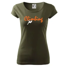 Climbing psací text