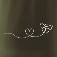 Dráha letu motýla - srdce