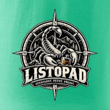 Listopadový štír v kompasu s whisky
