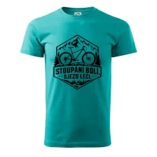 Stoupání bolí sjezd léčí - horské kolo
