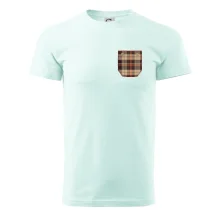 Flanelové triko hnědé