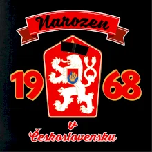 Narozen v Československu - Přelepený znak 1968