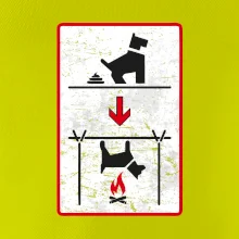 Tričko pro odpůrce sraní na chodníku