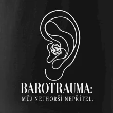 Barotrauma můj nejhorší nepřítel ucho s uzlem v lince