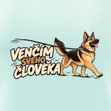 Venčím svého člověka - německý ovčák