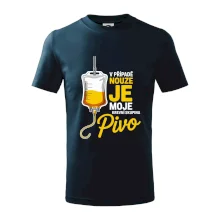 V případě nouze je moje krevní skupina pivo