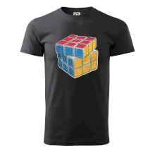 Rubikova kostka kreslená