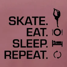 Eat sleep skate - lední bruslení