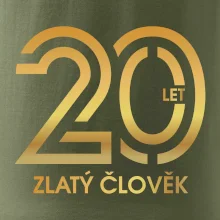 20 let zlatý člověk