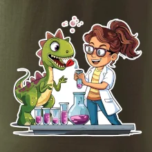 Chemik a dinosaurus - Holka
