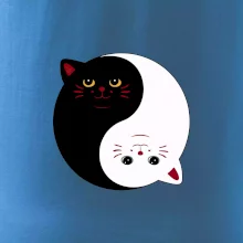 Kočky jin jang barevné