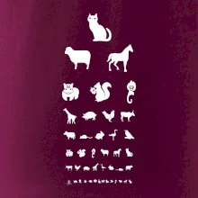 Oční test zvířatka