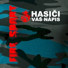 Hasiči (oheň,  Firesport, název sboru - vlastní nápis)