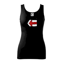 Párová turistická značka  červená