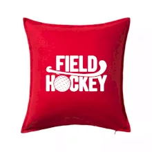 Field hockey míček a nápis