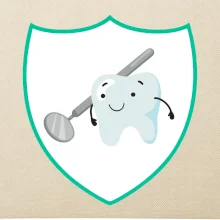 Zoubek na prsu - zrcátko