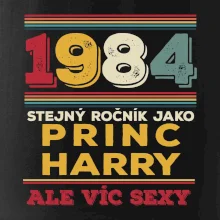 1984 stejný ročník jako princ Harry