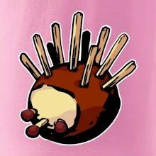 Kaštanový ježeček - prso