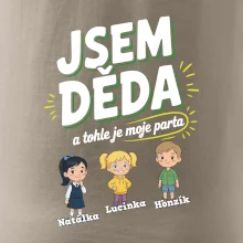 Děda a jeho parta (obrázky a jména vnuků)