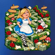 Alenka v říši dluhů finanční bludiště