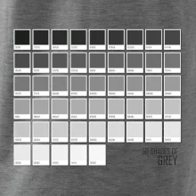 50 barevných odstínů šedi